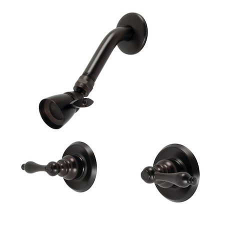 Kingston Brass Shower Faucet, Oil Rubbed Bronze, Wall Mount KB245ALSO